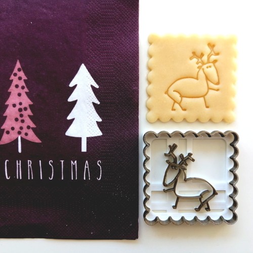 Reindeer in square