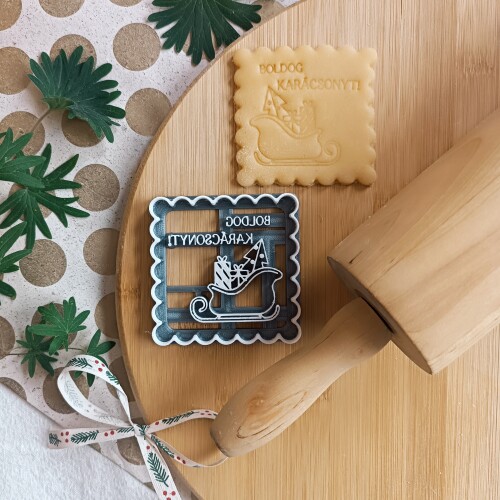 Sleigh with gift boxes – Merry Christmas 2025