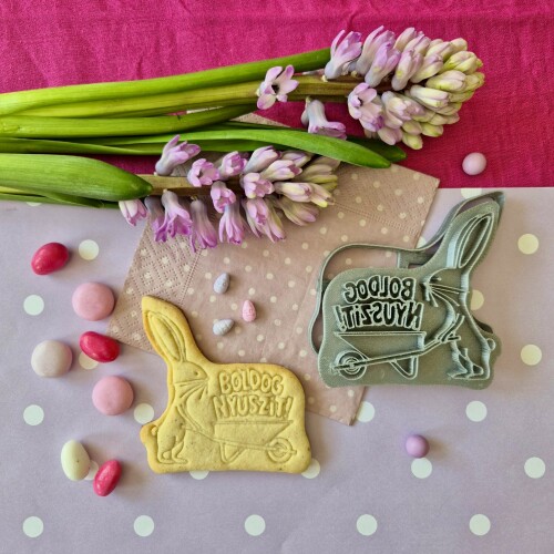 Húsvéti nyuszi talicskával (Boldog nyuszit!)